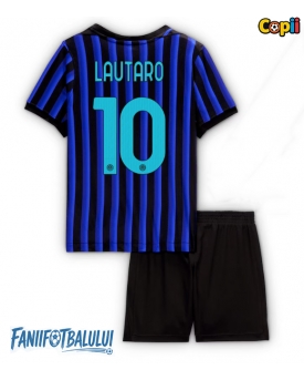 Inter Milan Lautaro Martinez #10 Echipament de Fotbal Replică 2025-26 Copii Acasa (+ Șorturi)